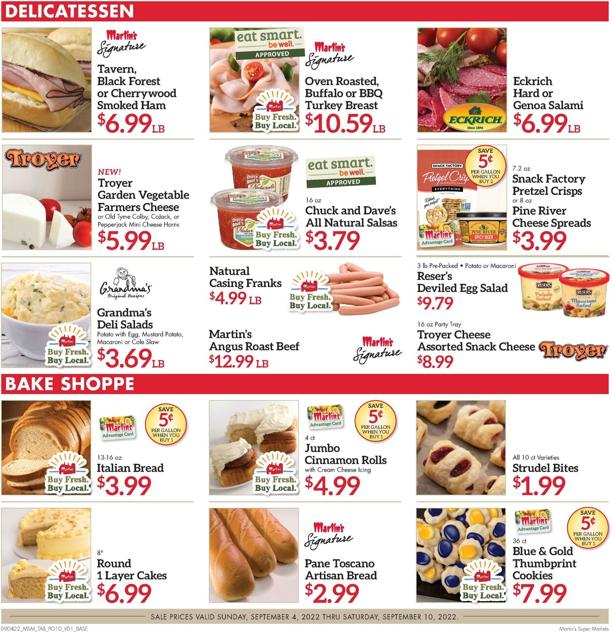 Weekly ad Martin's Supermarkets 09/04/2022 - 09/10/2022