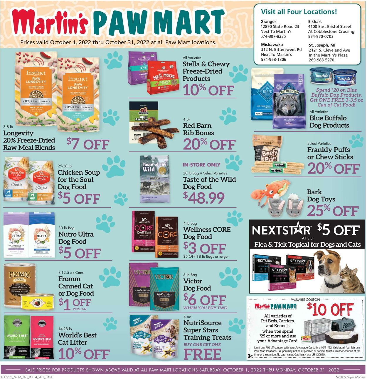 Weekly ad Martin's Supermarkets 10/02/2022 - 10/08/2022