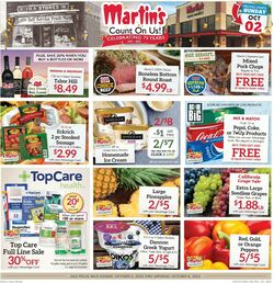 Weekly ad Martin's Supermarkets 10/02/2022-10/08/2022