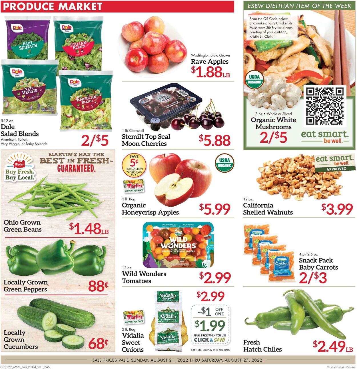 Weekly ad Martin's Supermarkets 08/21/2022 - 08/27/2022