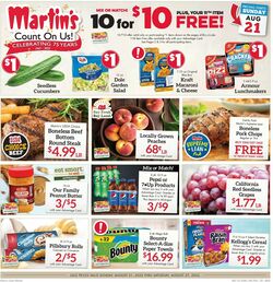 Weekly ad Martin's Supermarkets 08/21/2022-08/27/2022