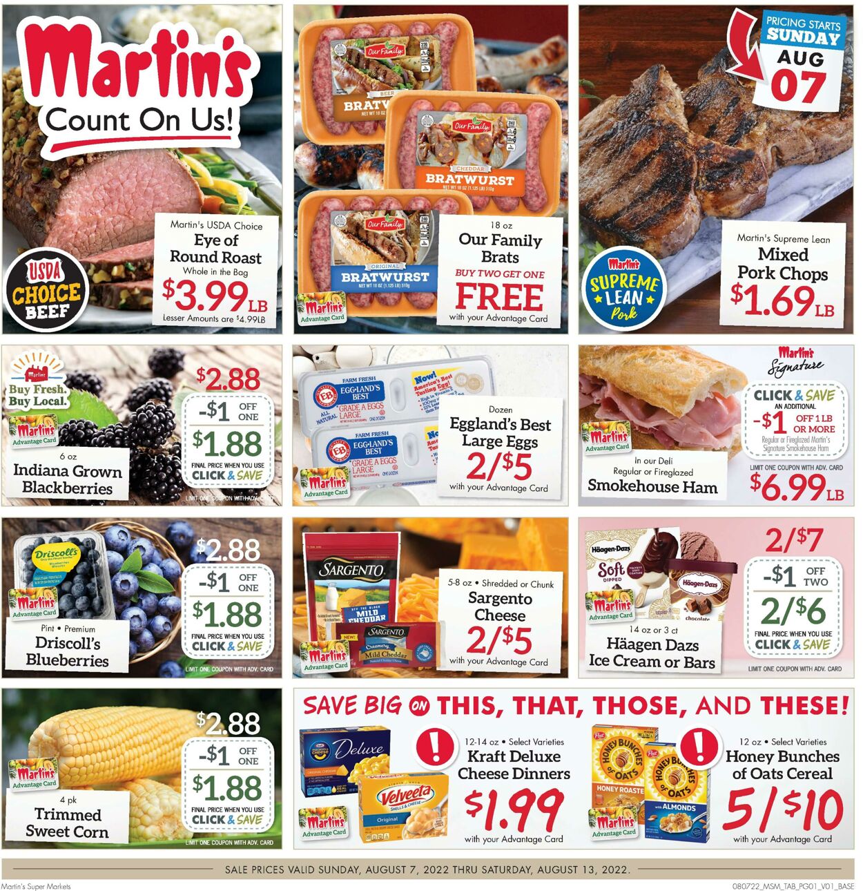 Weekly ad Martin's Supermarkets 08/07/2022-08/13/2022