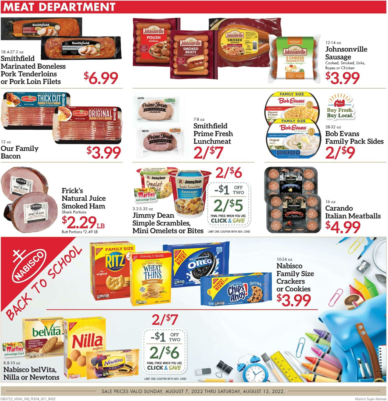 Weekly ad Martin's Supermarkets 08/07/2022 - 08/13/2022