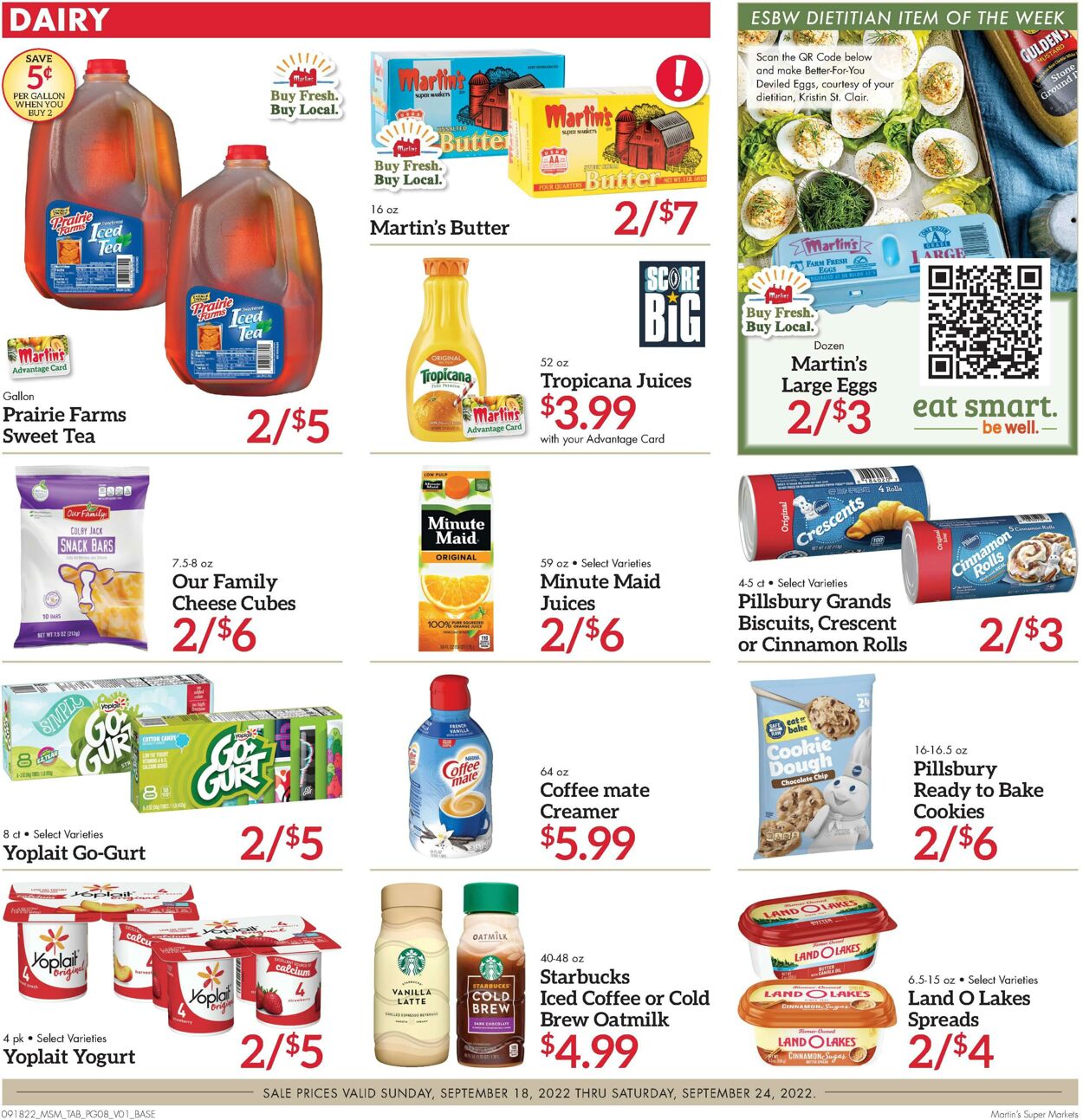 Weekly ad Martin's Supermarkets 09/18/2022 - 09/24/2022