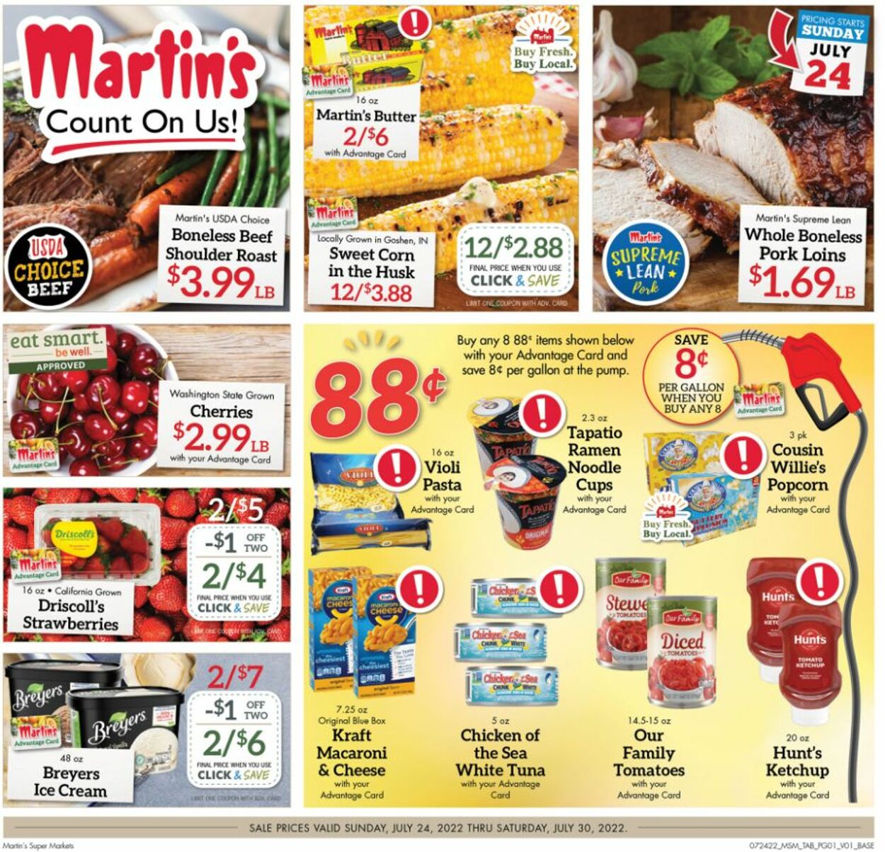 Weekly ad Martin's Supermarkets 07/24/2022 - 07/30/2022