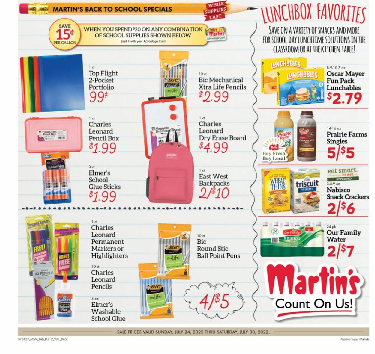 Weekly ad Martin's Supermarkets 07/24/2022 - 07/30/2022