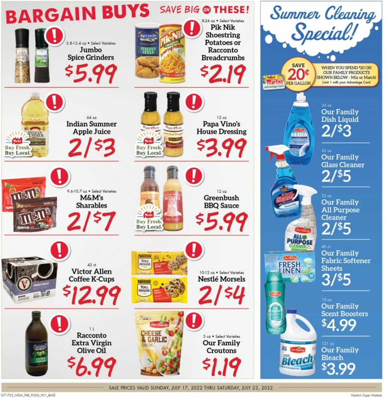 Weekly ad Martin's Supermarkets 07/17/2022 - 07/23/2022