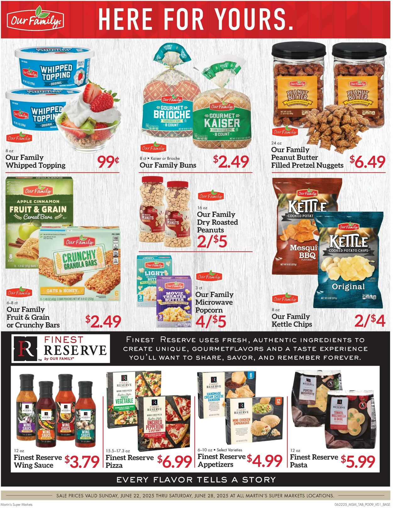 Weekly ad Martin's Supermarkets 06/22/2025 - 06/28/2025