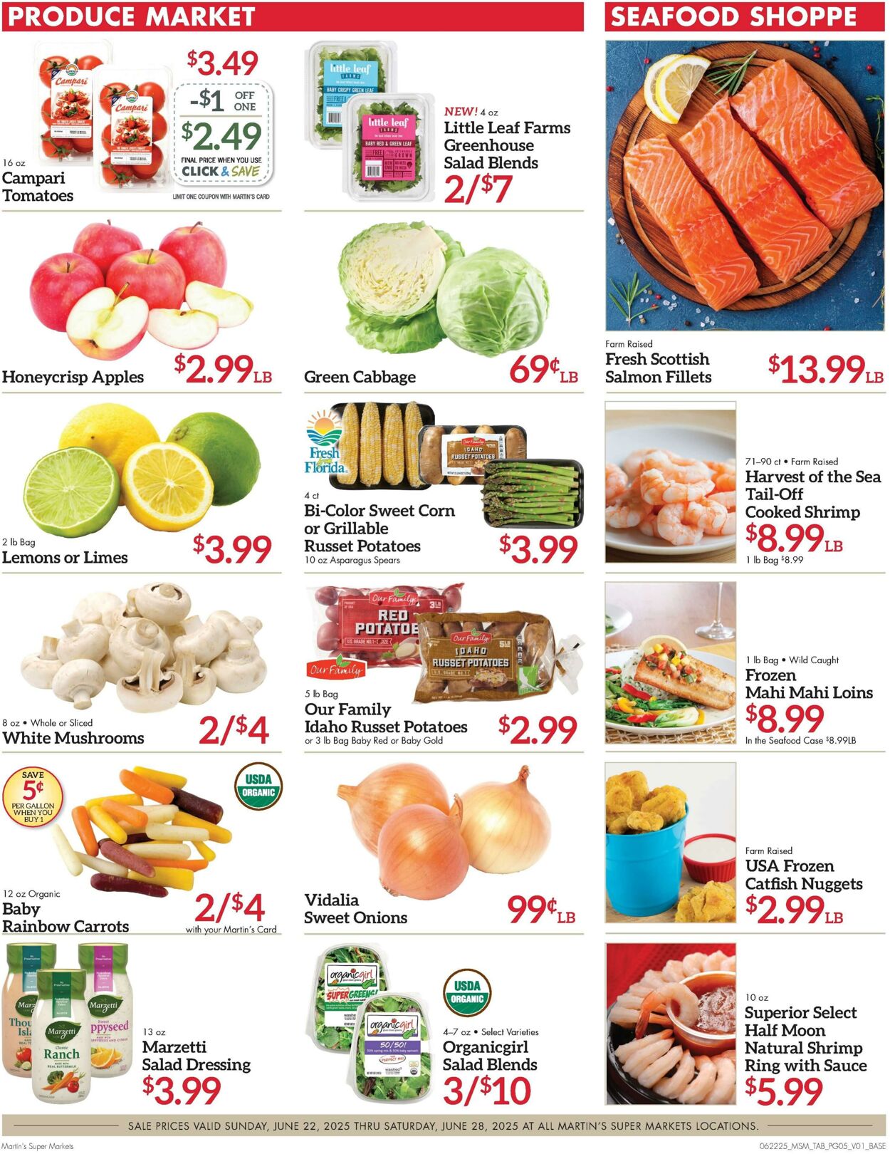 Weekly ad Martin's Supermarkets 06/22/2025 - 06/28/2025