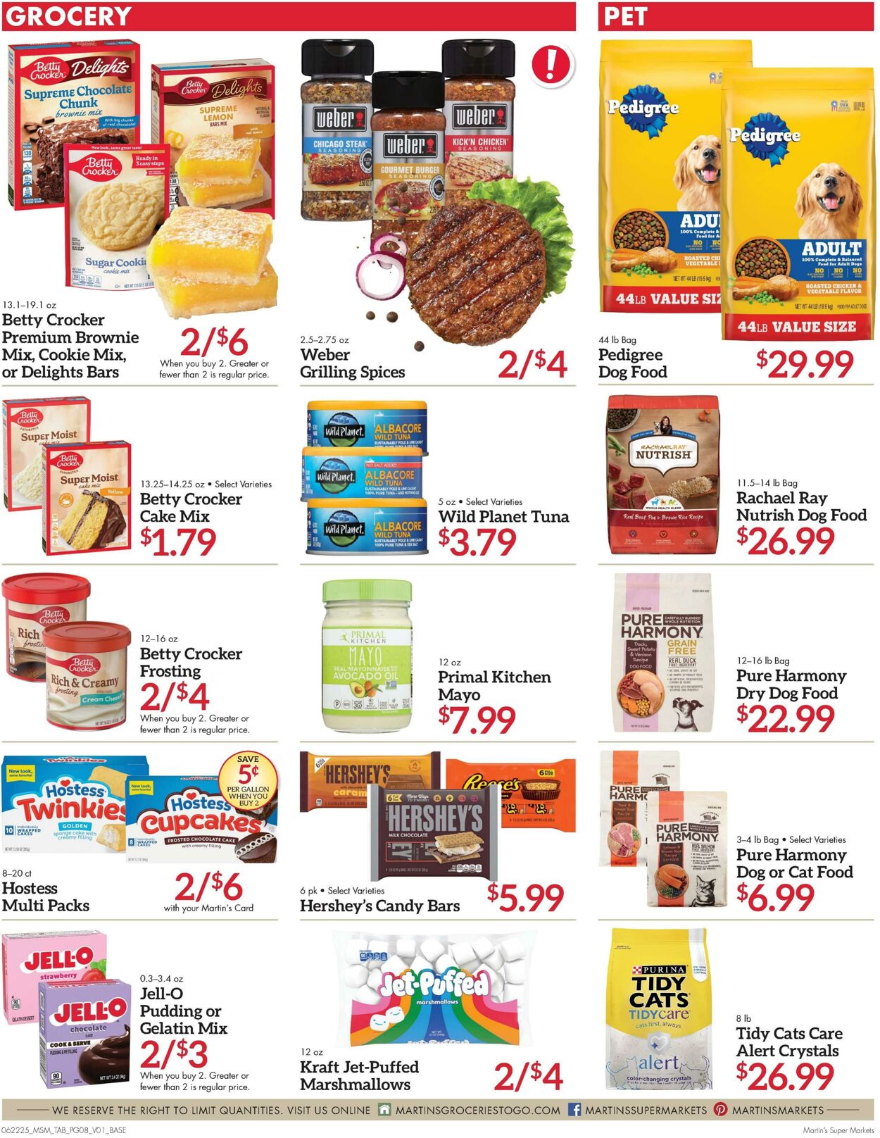 Weekly ad Martin's Supermarkets 06/22/2025 - 06/28/2025
