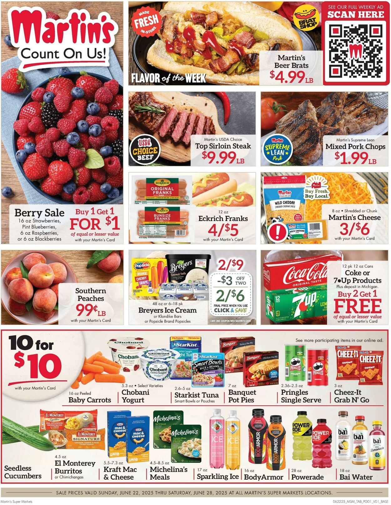 Weekly ad Martin's Supermarkets 06/22/2025 - 06/28/2025