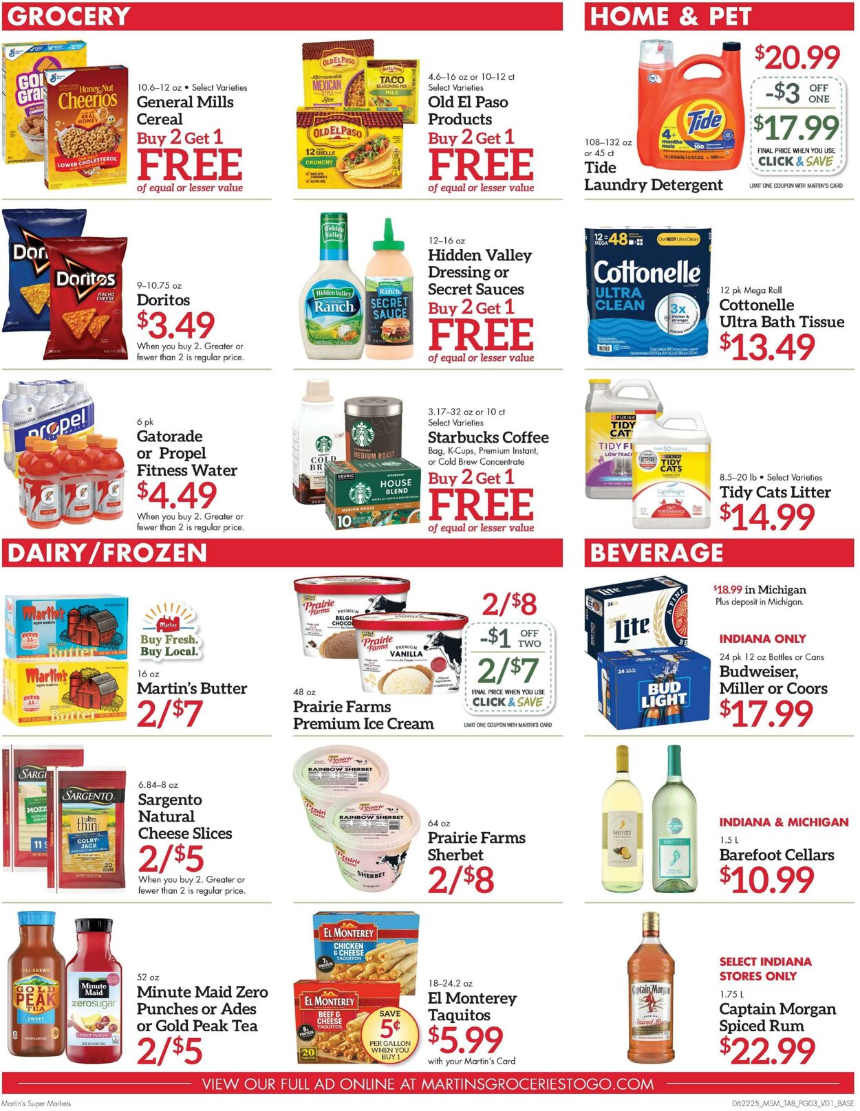Weekly ad Martin's Supermarkets 06/22/2025 - 06/28/2025