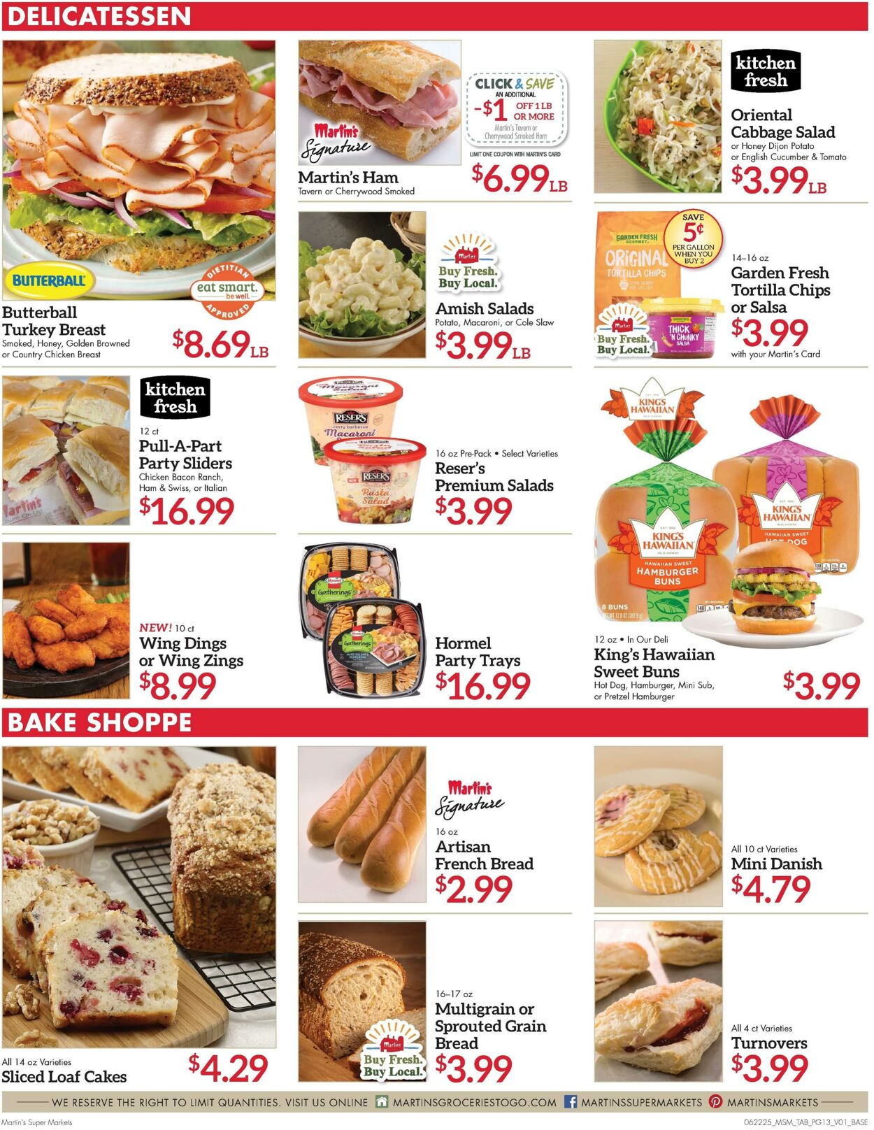 Weekly ad Martin's Supermarkets 06/22/2025 - 06/28/2025