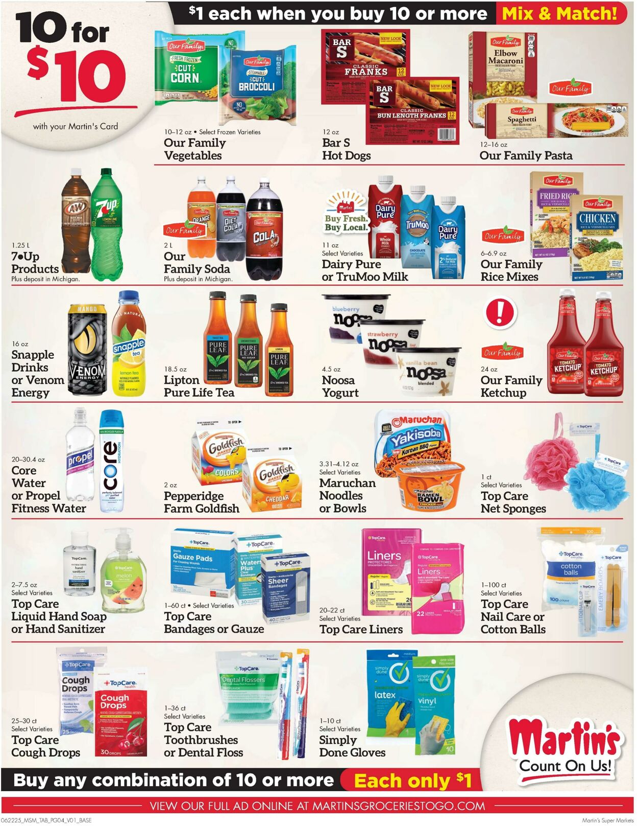 Weekly ad Martin's Supermarkets 06/22/2025 - 06/28/2025