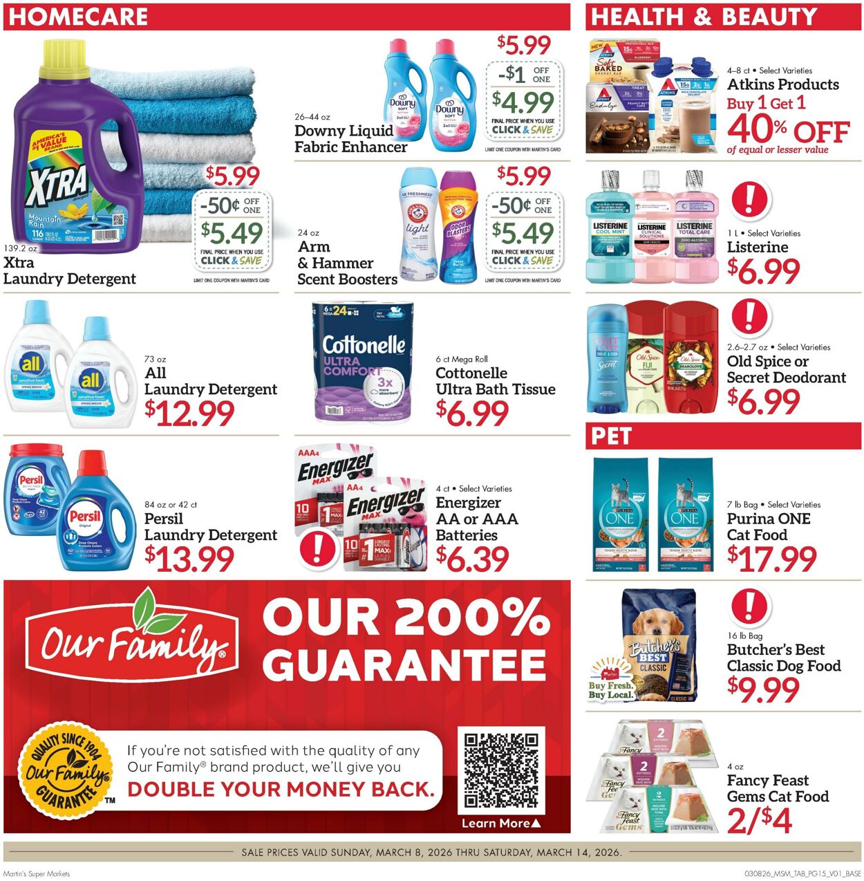 Weekly ad Martin's Supermarkets 03/08/2026 - 03/14/2026