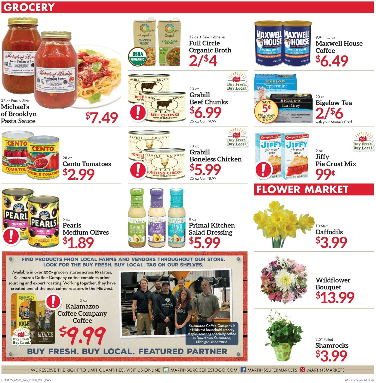Weekly ad Martin's Supermarkets 03/08/2026 - 03/14/2026