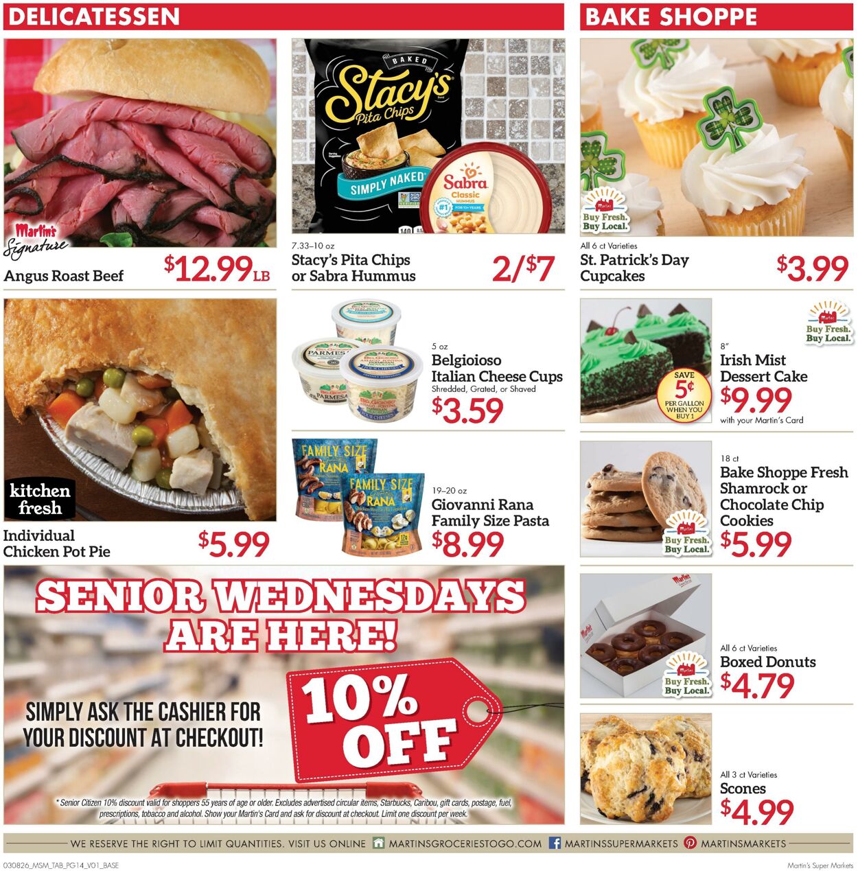 Weekly ad Martin's Supermarkets 03/08/2026 - 03/14/2026