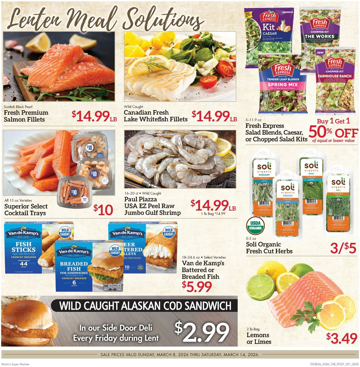 Weekly ad Martin's Supermarkets 03/08/2026 - 03/14/2026