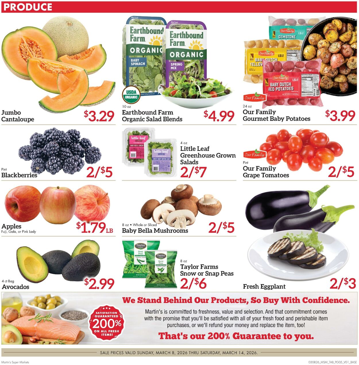 Weekly ad Martin's Supermarkets 03/08/2026 - 03/14/2026