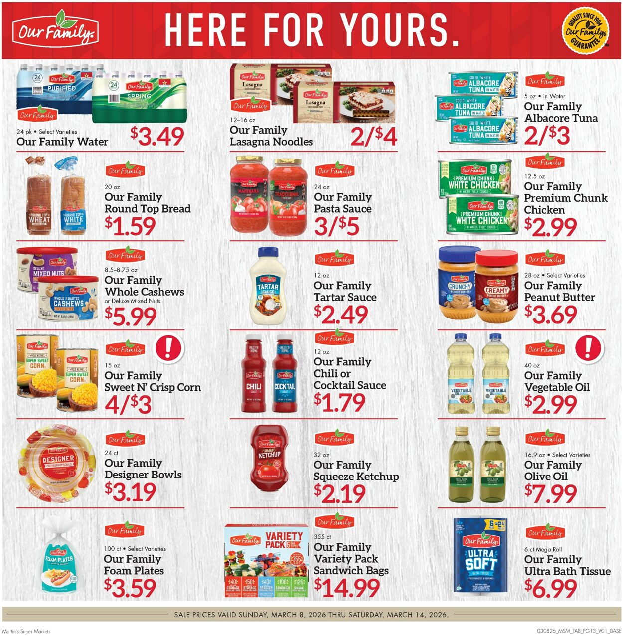Weekly ad Martin's Supermarkets 03/08/2026 - 03/14/2026