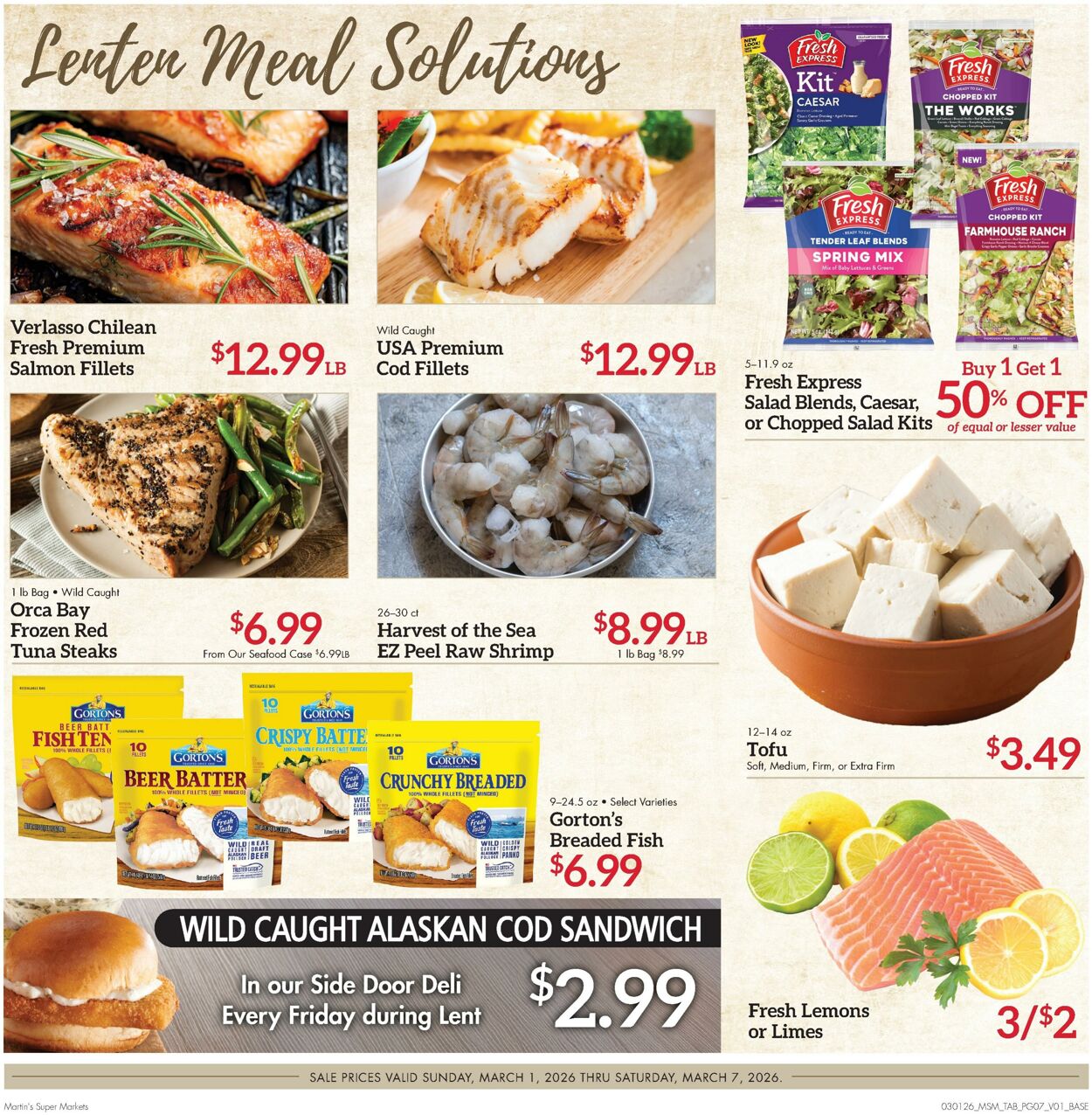 Weekly ad Martin's Supermarkets 03/01/2026 - 03/07/2026