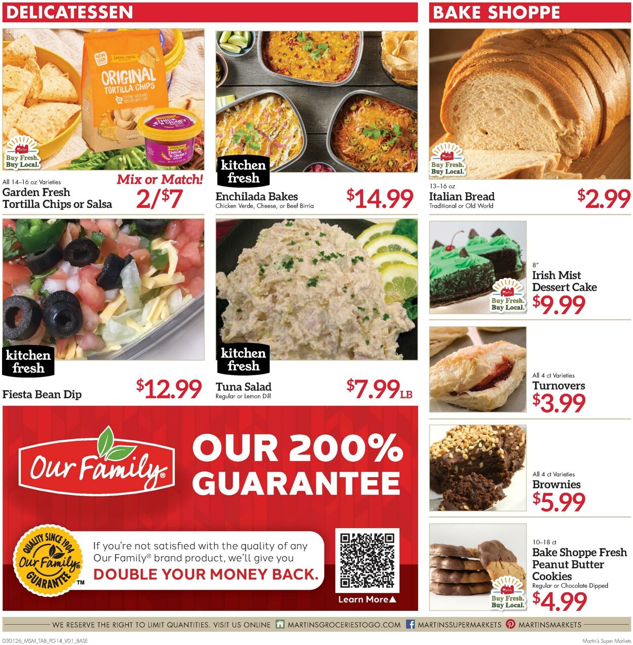 Weekly ad Martin's Supermarkets 03/01/2026 - 03/07/2026