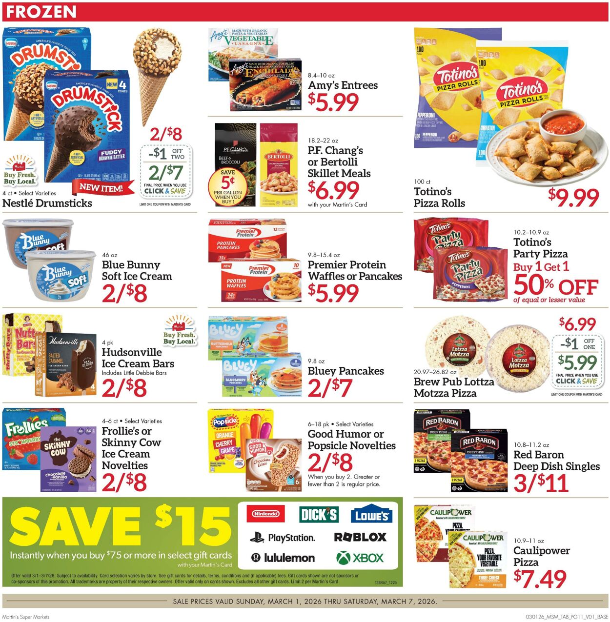 Weekly ad Martin's Supermarkets 03/01/2026 - 03/07/2026