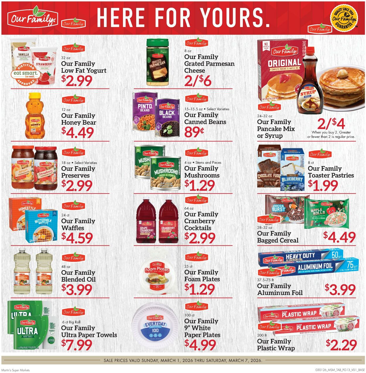 Weekly ad Martin's Supermarkets 03/01/2026 - 03/07/2026