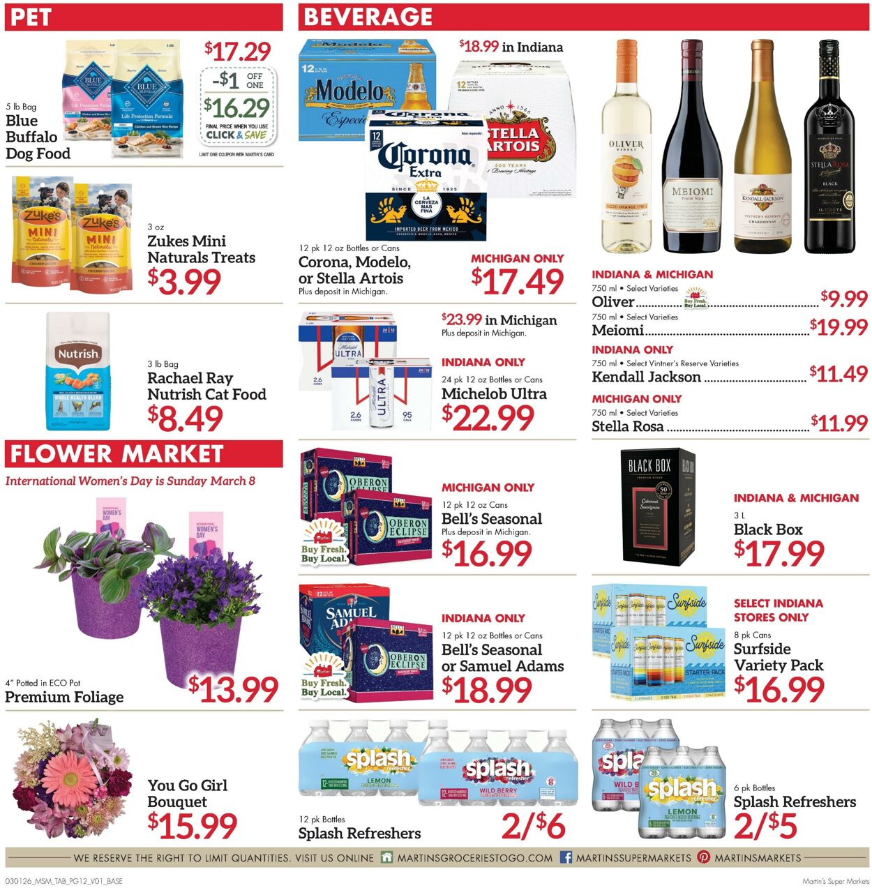 Weekly ad Martin's Supermarkets 03/01/2026 - 03/07/2026