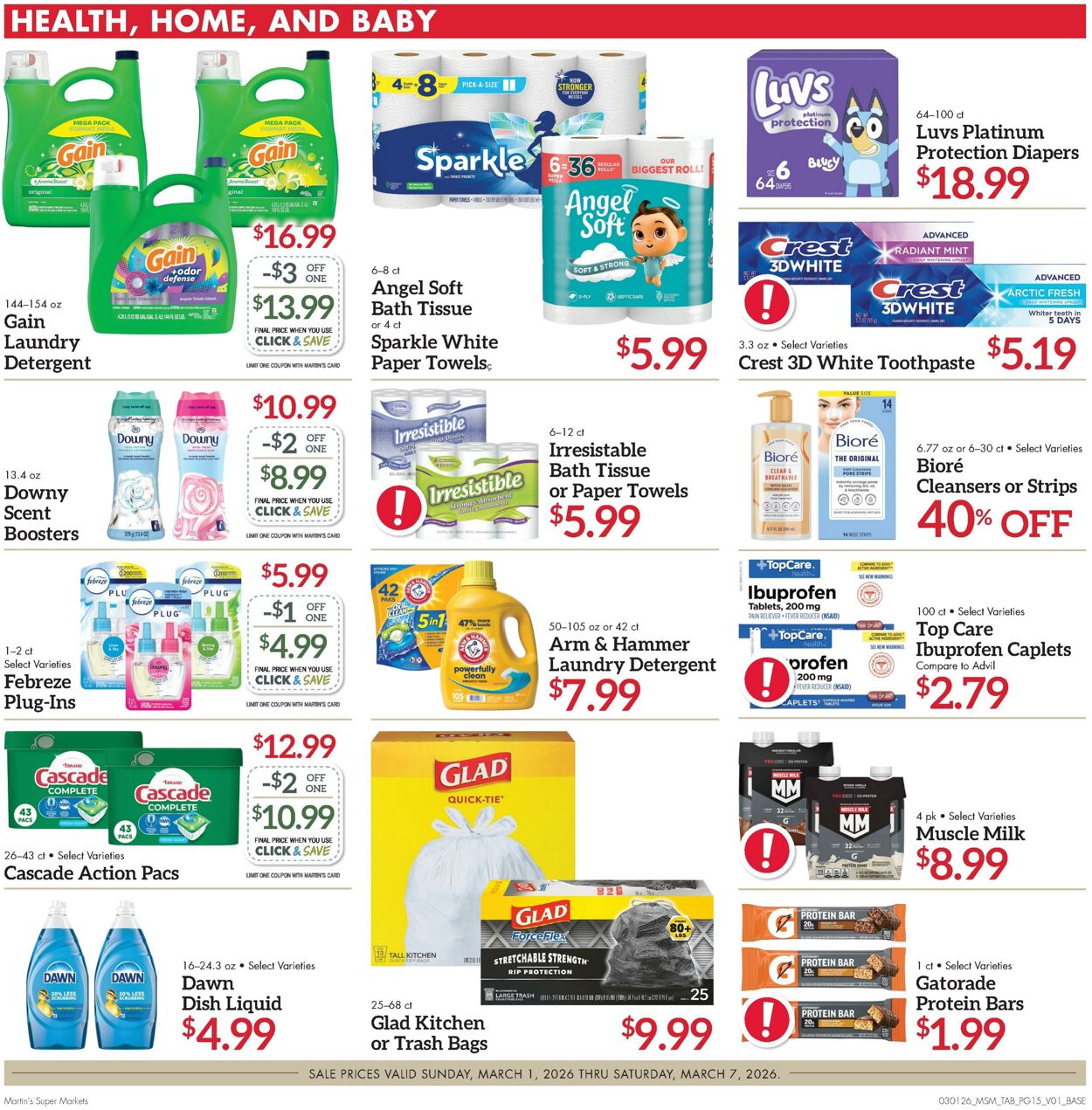 Weekly ad Martin's Supermarkets 03/01/2026 - 03/07/2026