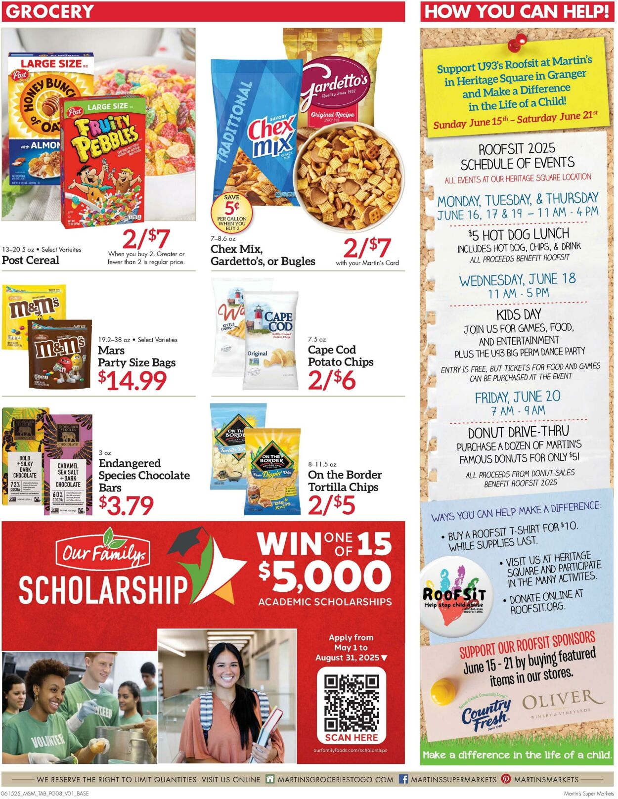 Weekly ad Martin's Supermarkets 06/15/2025 - 06/21/2025