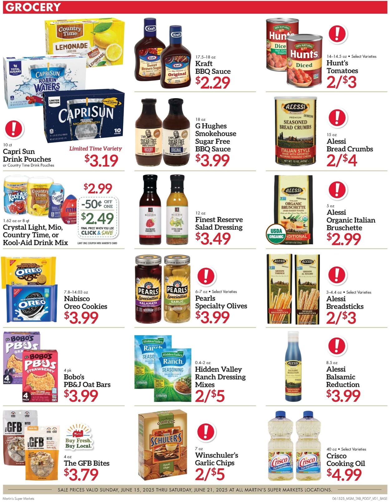 Weekly ad Martin's Supermarkets 06/15/2025 - 06/21/2025