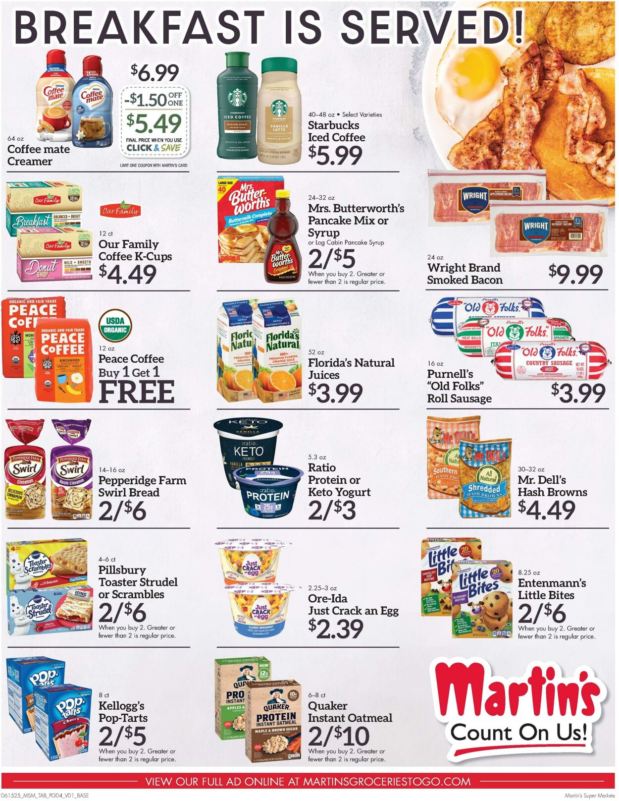Weekly ad Martin's Supermarkets 06/15/2025 - 06/21/2025