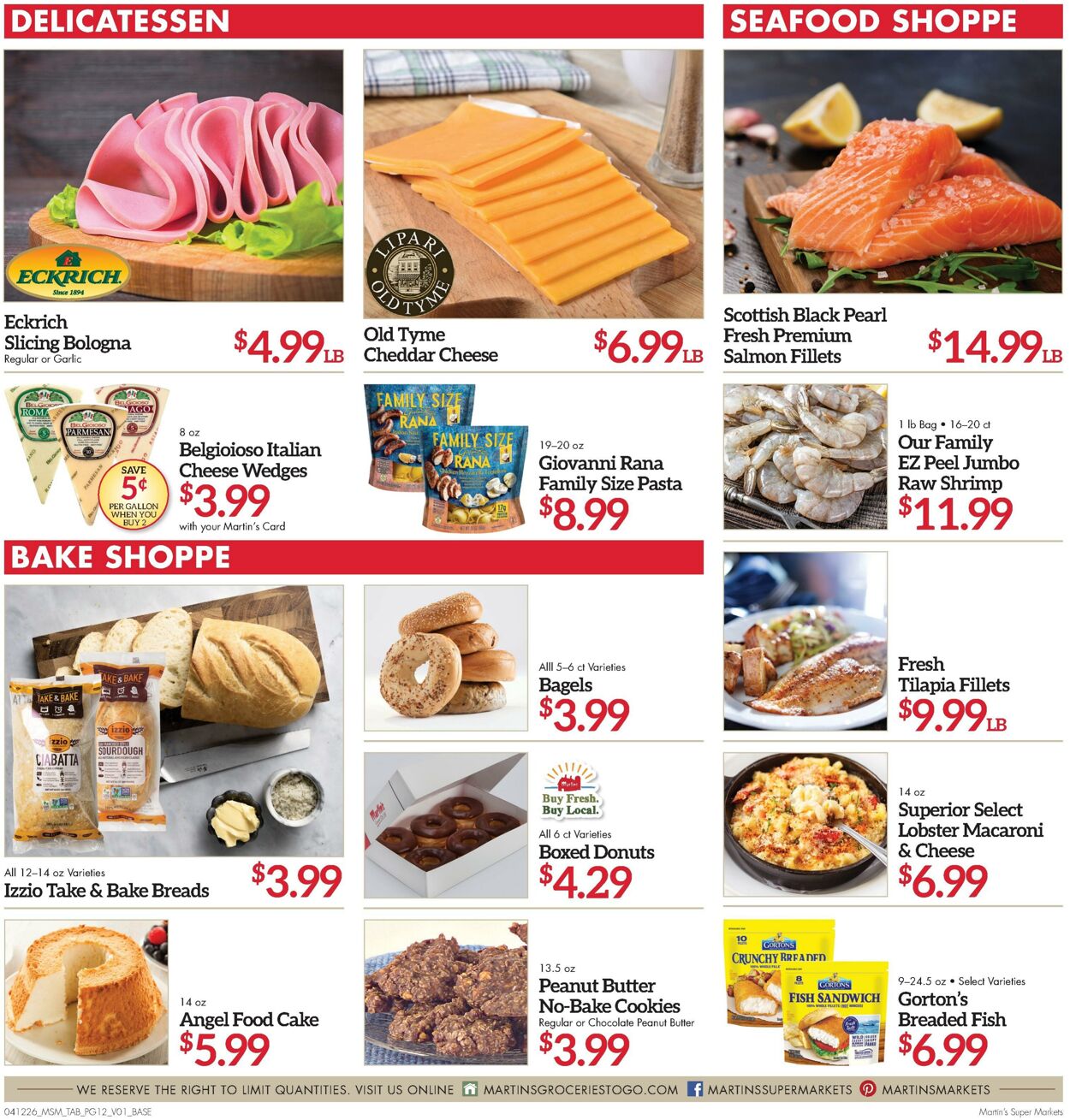 Weekly ad Martin's Supermarkets 04/12/2026 - 04/18/2026