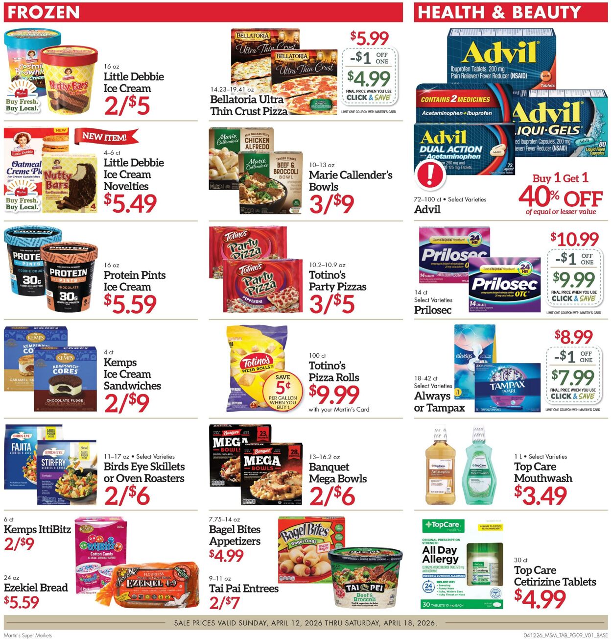 Weekly ad Martin's Supermarkets 04/12/2026 - 04/18/2026