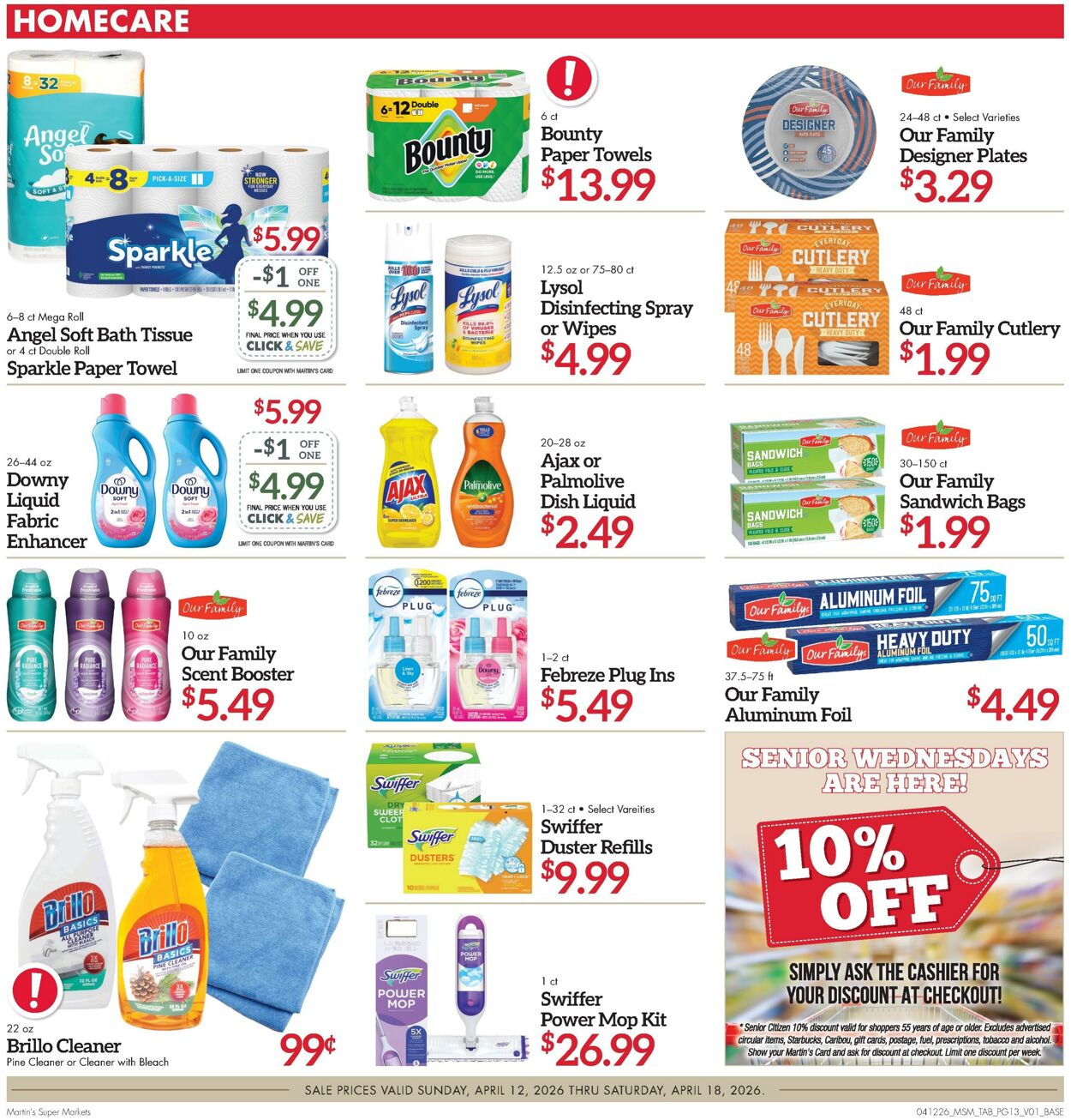 Weekly ad Martin's Supermarkets 04/12/2026 - 04/18/2026