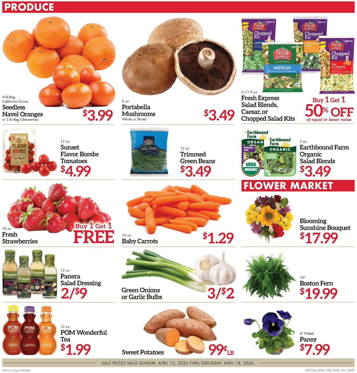 Weekly ad Martin's Supermarkets 04/12/2026 - 04/18/2026