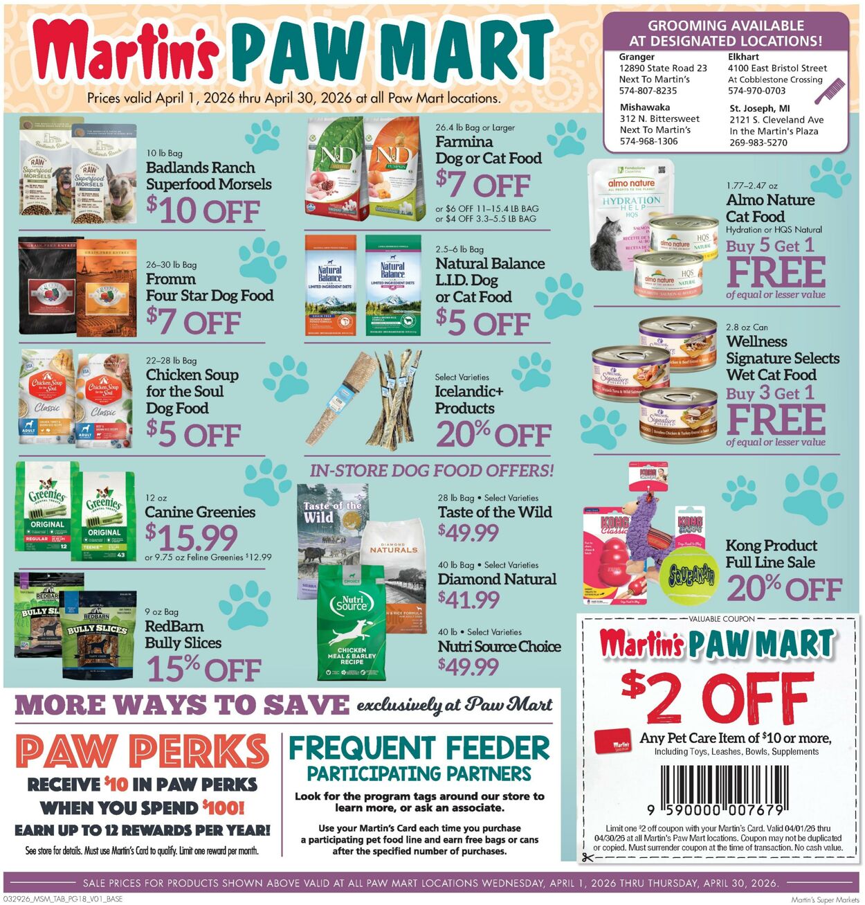 Weekly ad Martin's Supermarkets 03/29/2026 - 04/04/2026