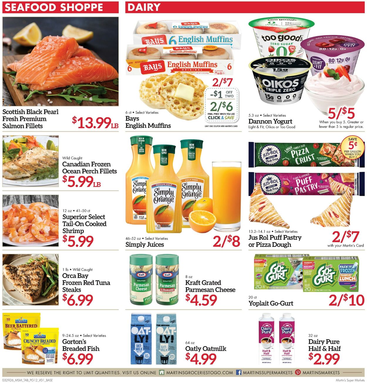 Weekly ad Martin's Supermarkets 03/29/2026 - 04/04/2026