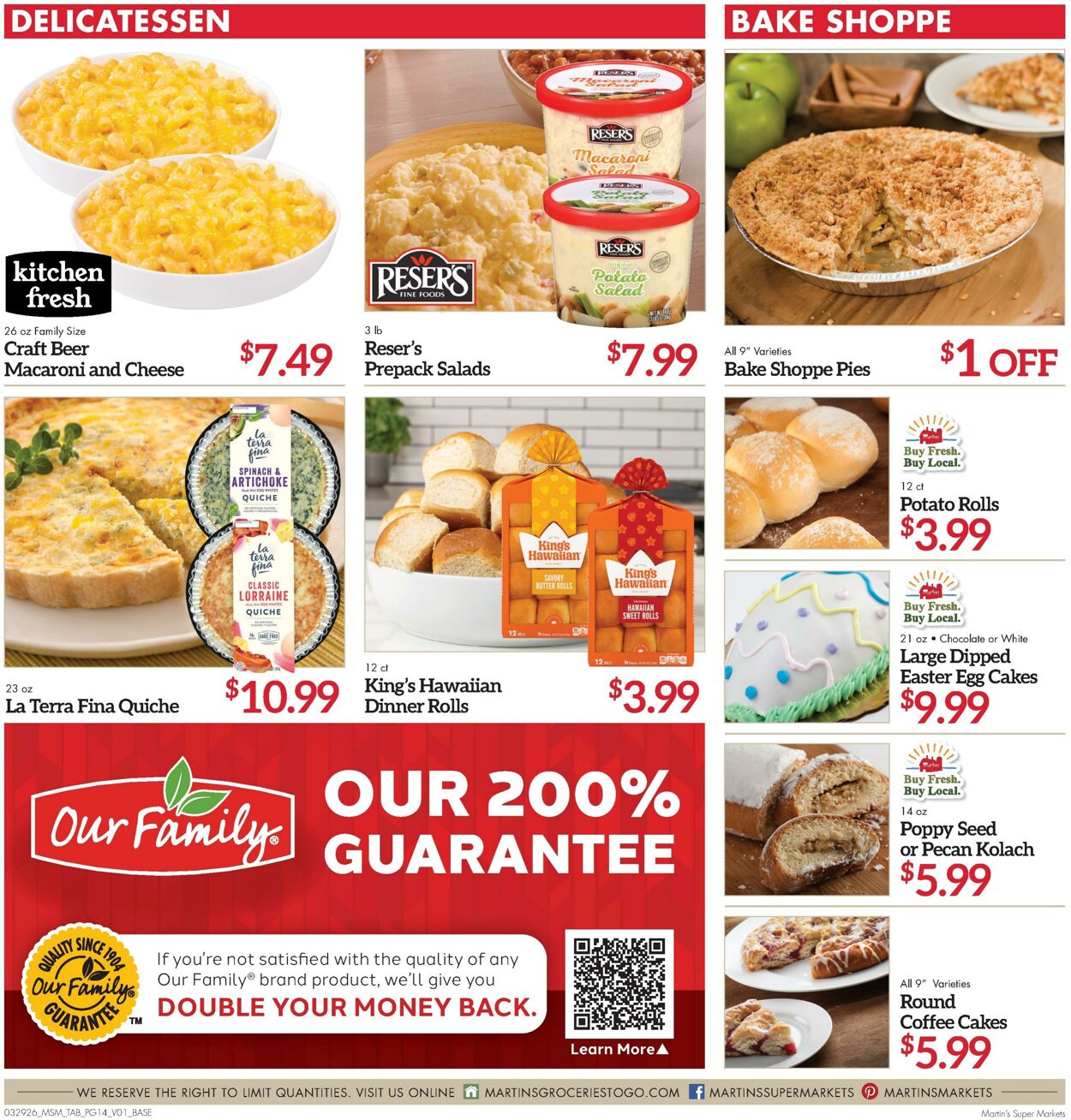 Weekly ad Martin's Supermarkets 03/29/2026 - 04/04/2026