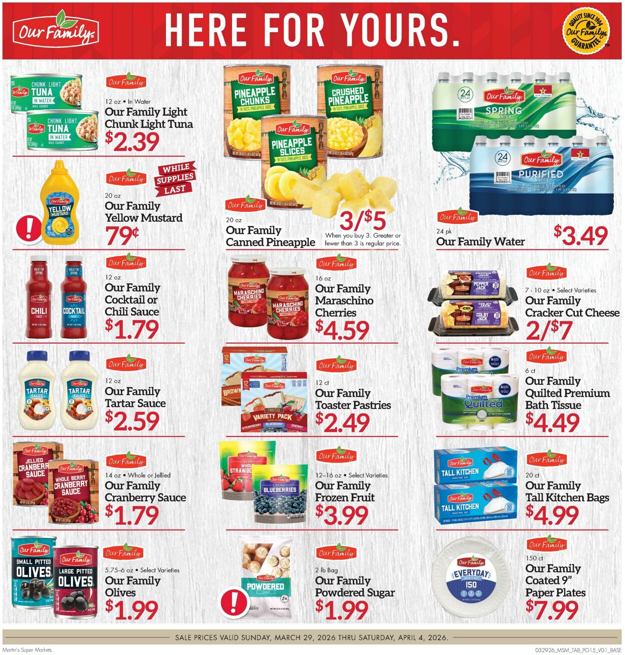 Weekly ad Martin's Supermarkets 03/29/2026 - 04/04/2026