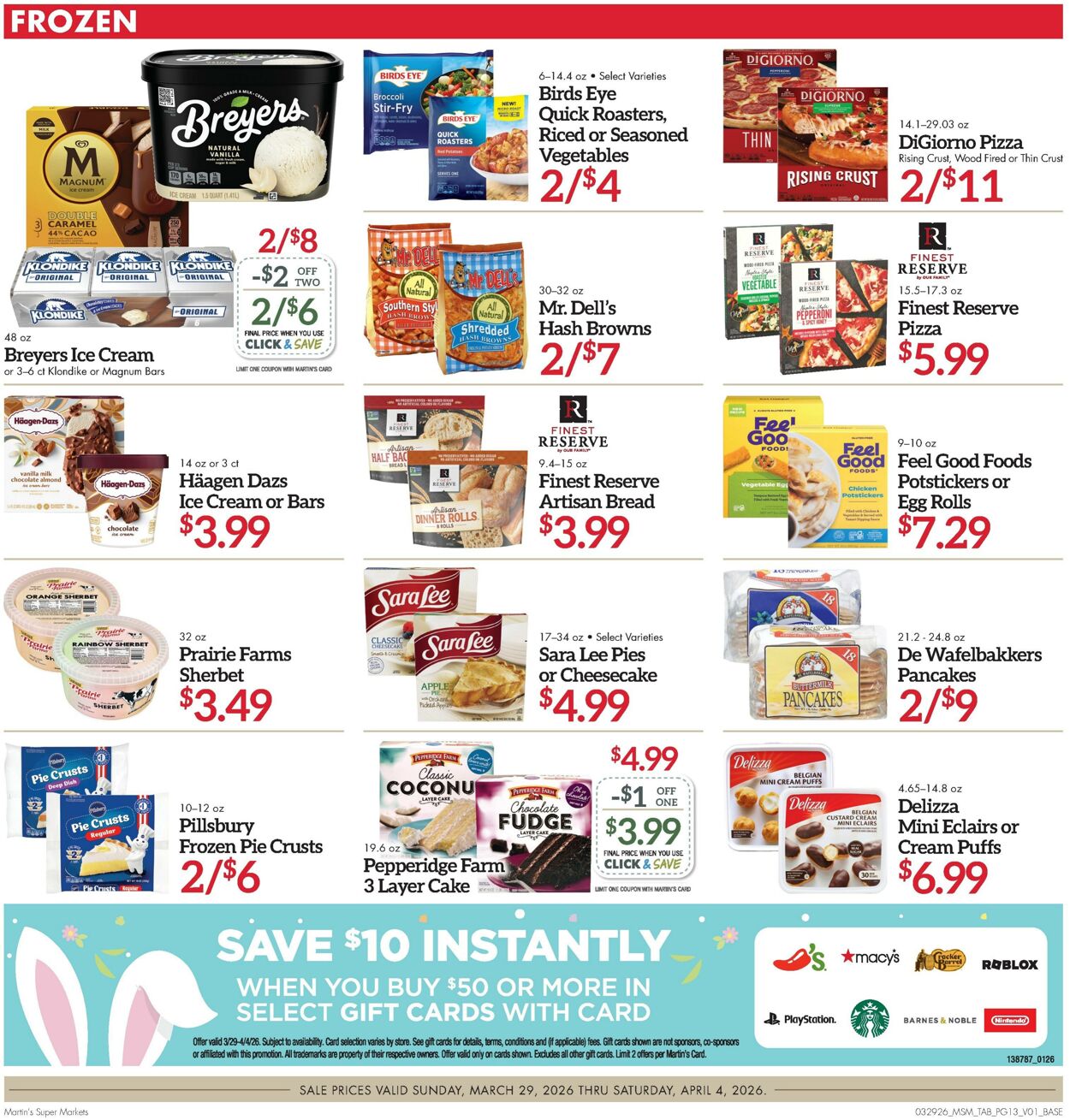 Weekly ad Martin's Supermarkets 03/29/2026 - 04/04/2026