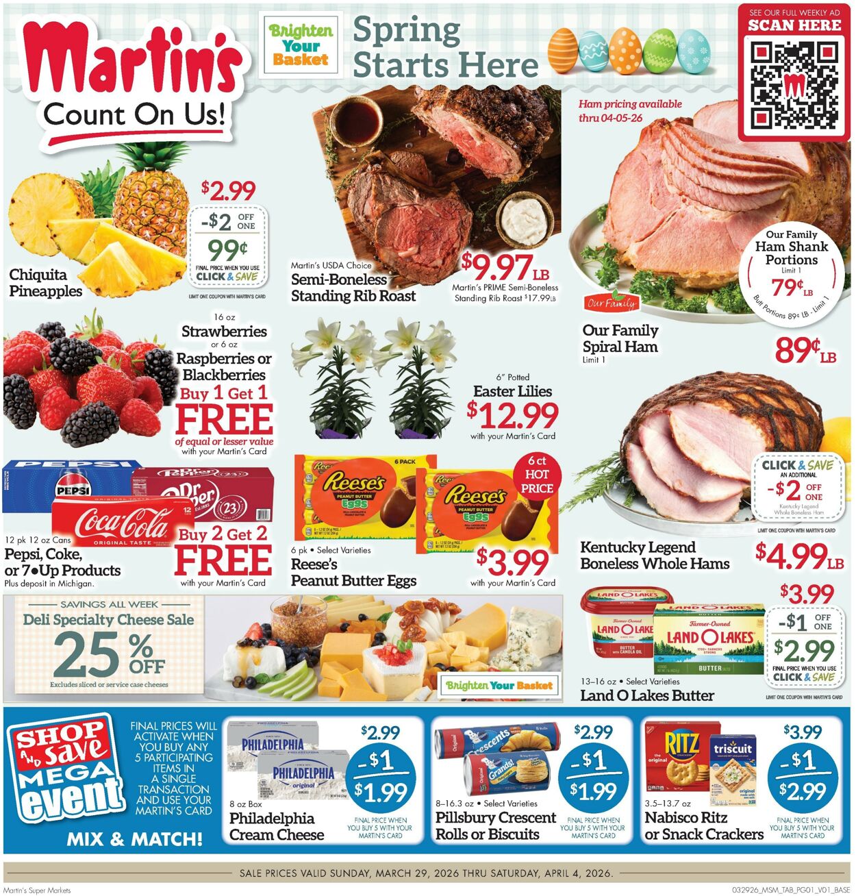 Weekly ad Martin's Supermarkets 03/29/2026 - 04/04/2026