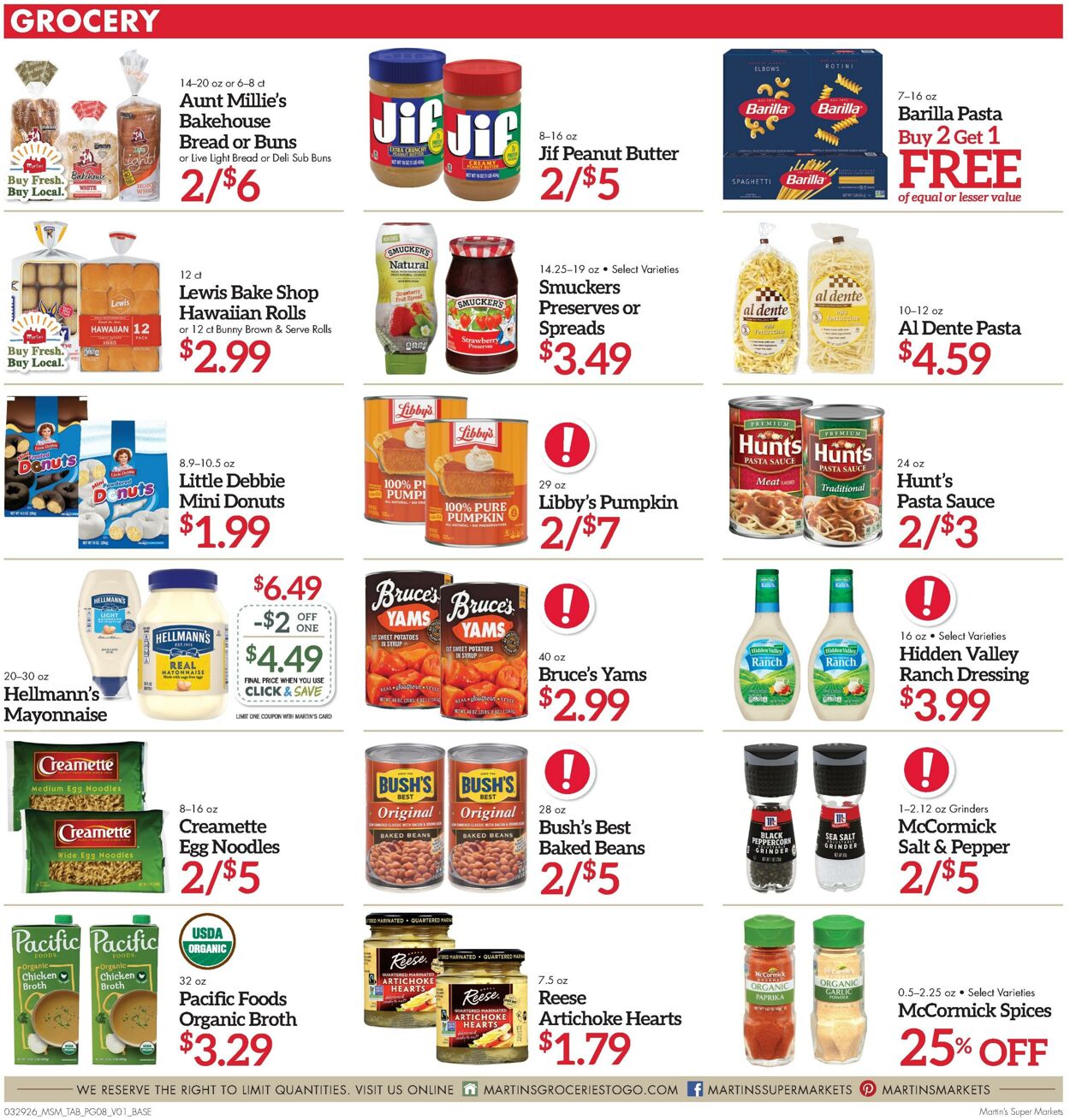 Weekly ad Martin's Supermarkets 03/29/2026 - 04/04/2026