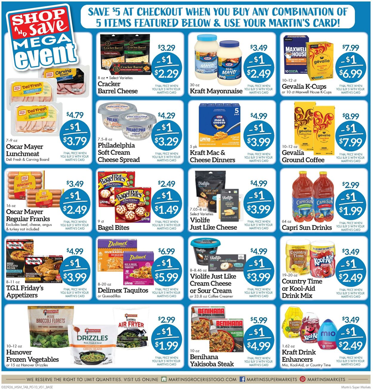 Weekly ad Martin's Supermarkets 03/29/2026 - 04/04/2026