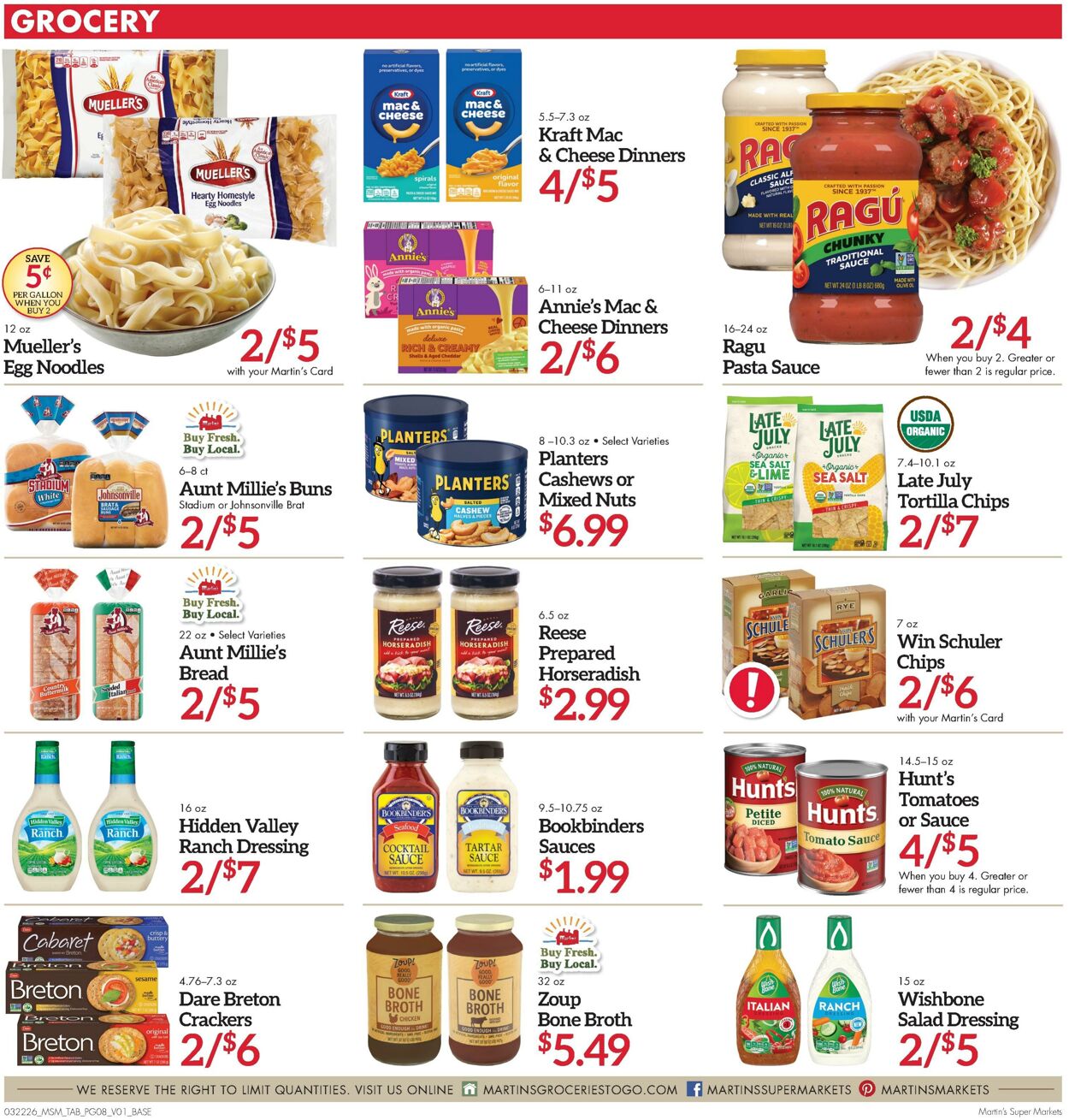 Weekly ad Martin's Supermarkets 03/22/2026 - 03/28/2026