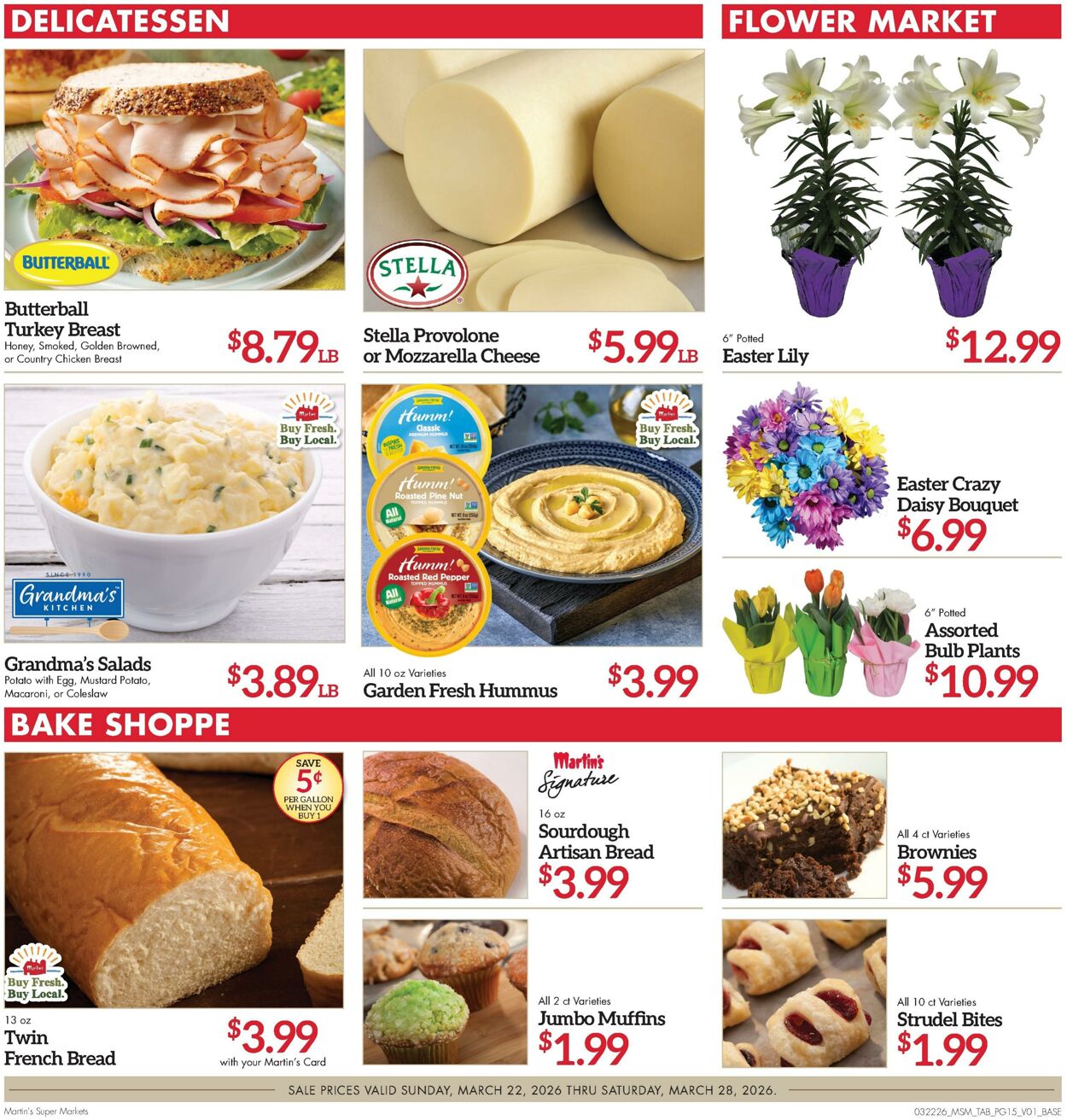 Weekly ad Martin's Supermarkets 03/22/2026 - 03/28/2026