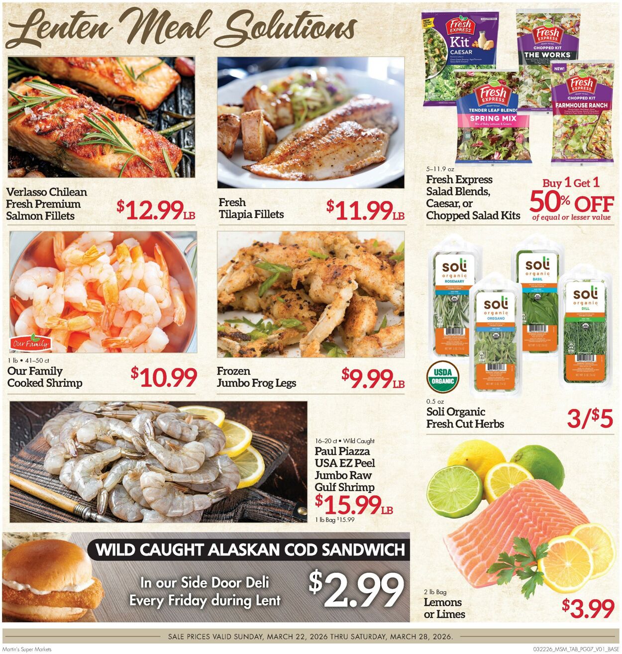 Weekly ad Martin's Supermarkets 03/22/2026 - 03/28/2026