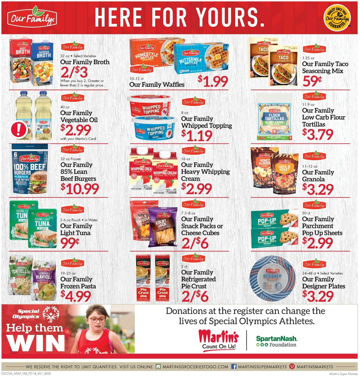 Weekly ad Martin's Supermarkets 03/22/2026 - 03/28/2026