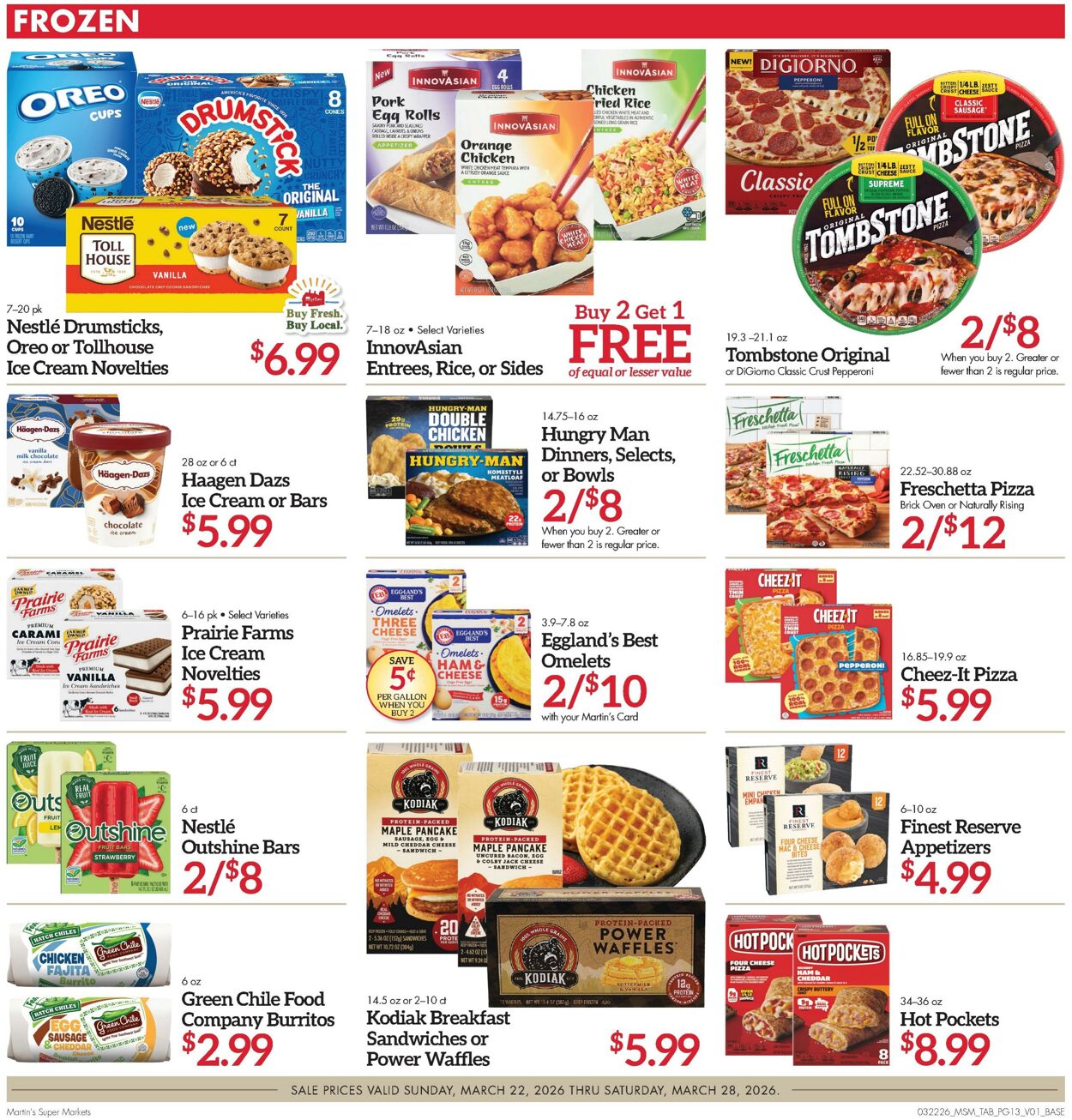 Weekly ad Martin's Supermarkets 03/22/2026 - 03/28/2026